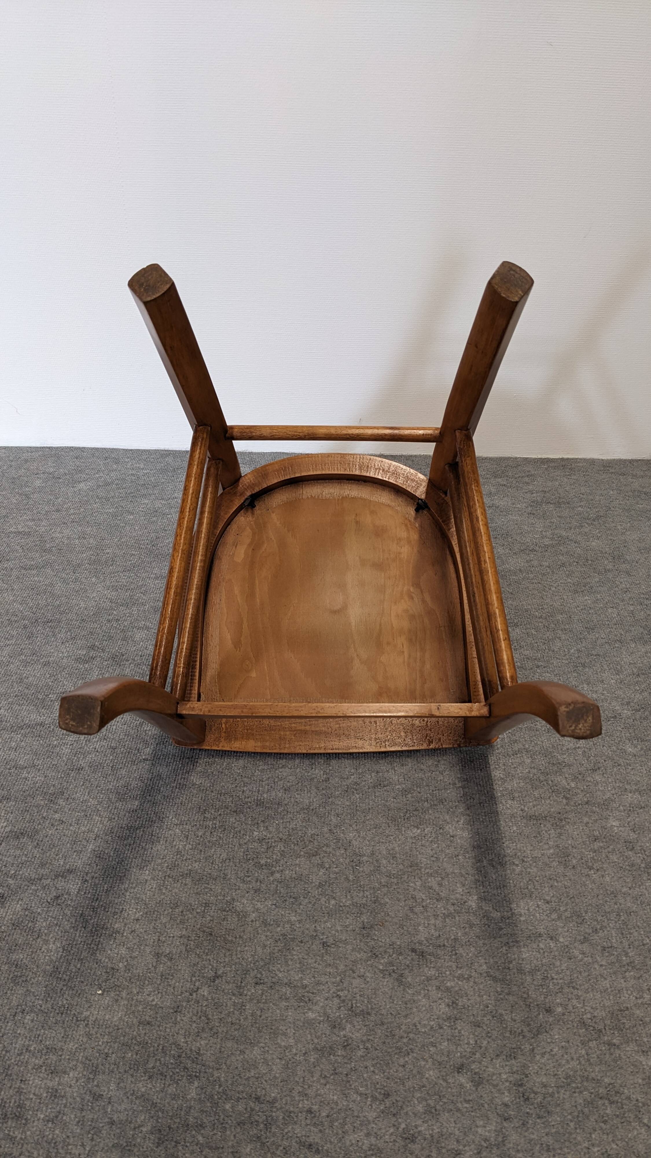 Set of 6 bistro chairs by Luterma, 50s/60s