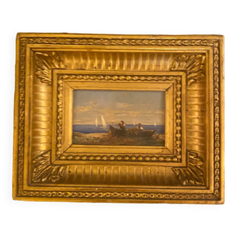 Small gilded wooden frame