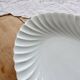 Vintage oval serving dish white twisted porcelain Limoges Haviland