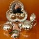 WMF tea set, silver-plated metal, 4 pieces