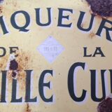 Enamelled plate "La vieille cure"