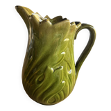 Vintage cheese pitcher and plate set