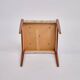 Set of six dining chairs - teak & light upholstery - Henry W. Klein - Bramin - 1960s