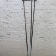 Vintage tubular chrome coat rack, 1970s