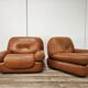 Pair of Sapporo armchairs by Mario Marenco for Mobil Girgi, 1970