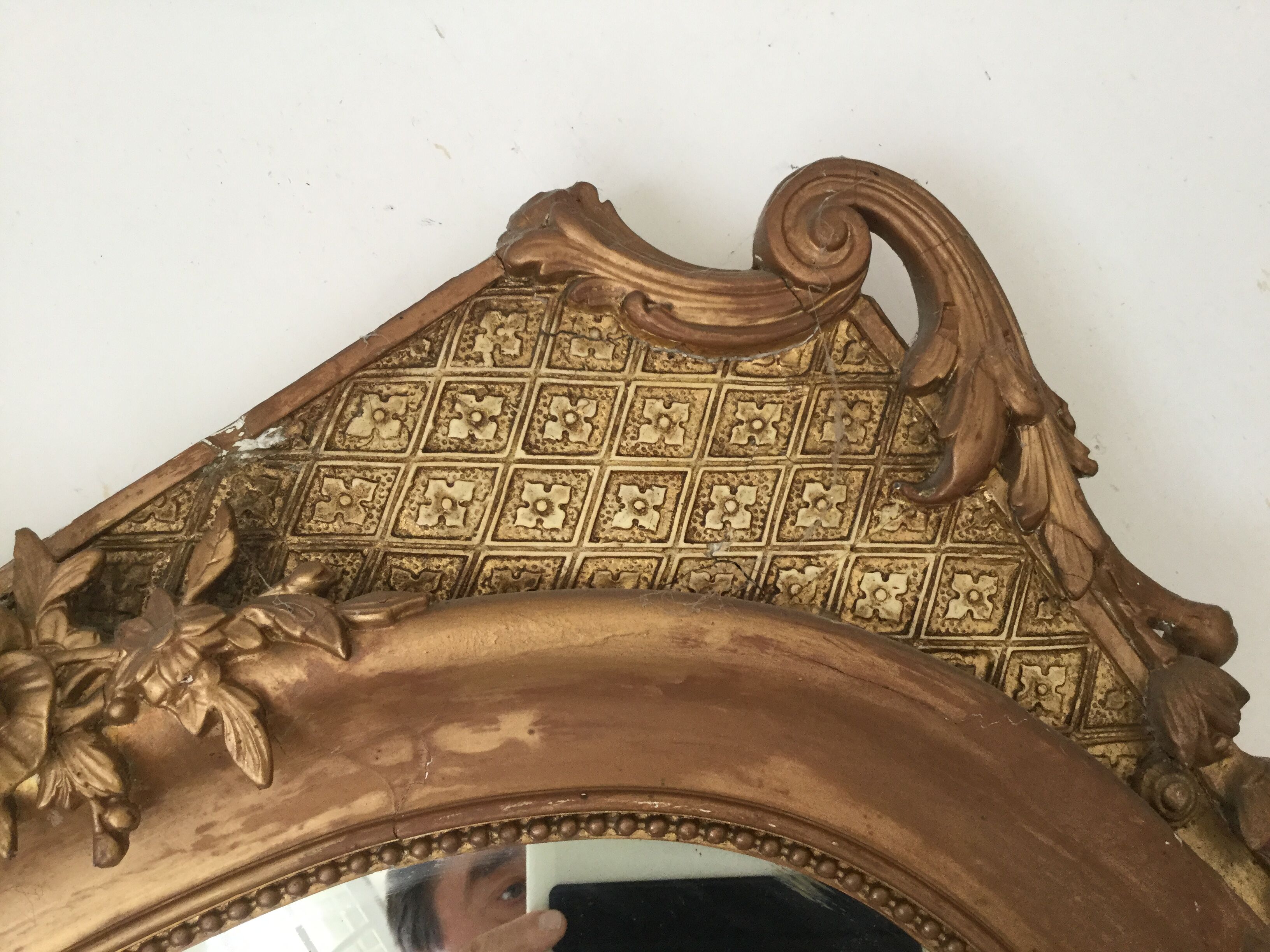 Century mirror 19th 128x190cm