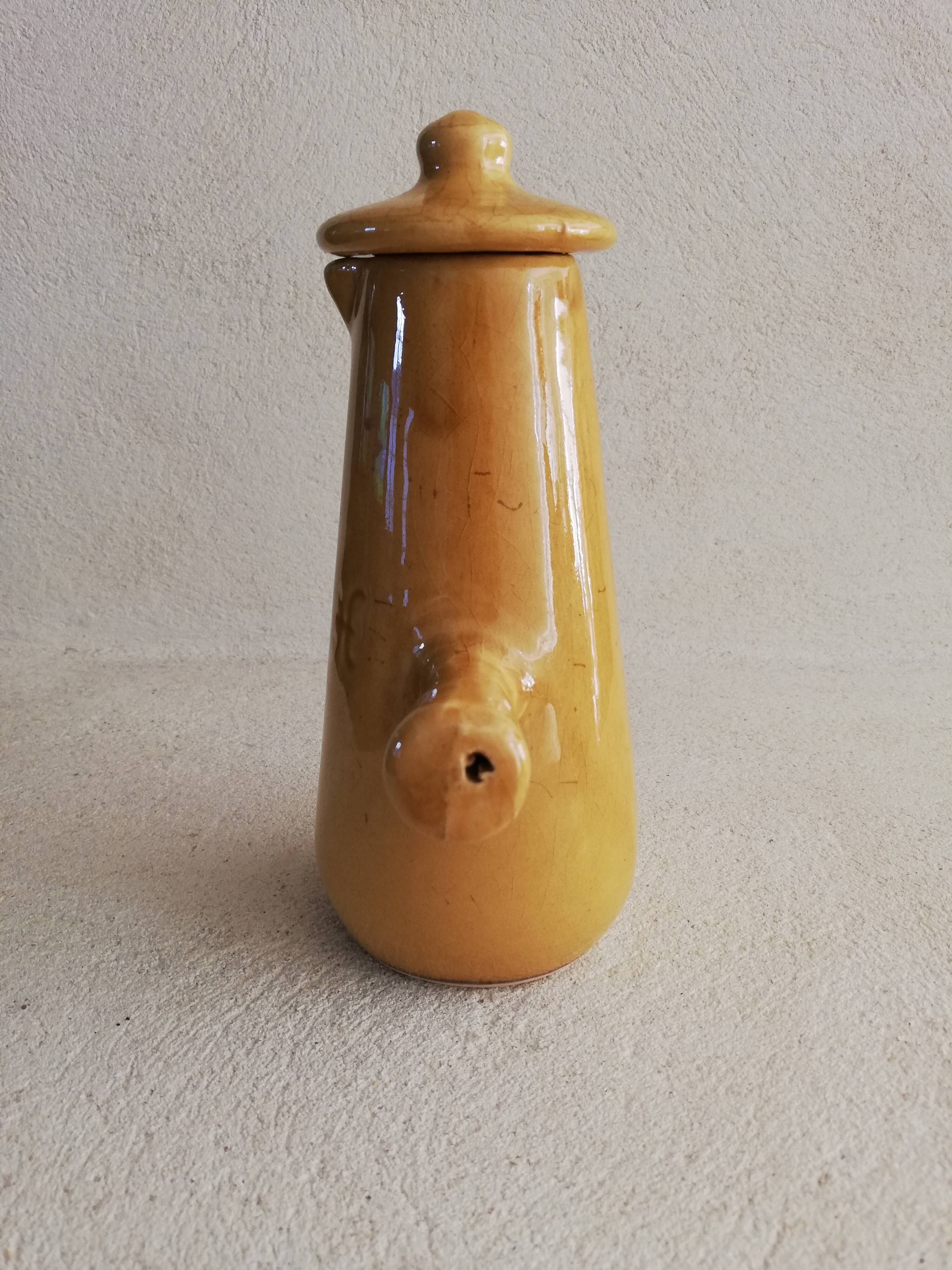 Glazed ceramic oiler