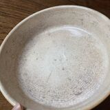 Plat à four rond Durofeu en céramique vintage ancien