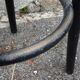 3 caned bar stools