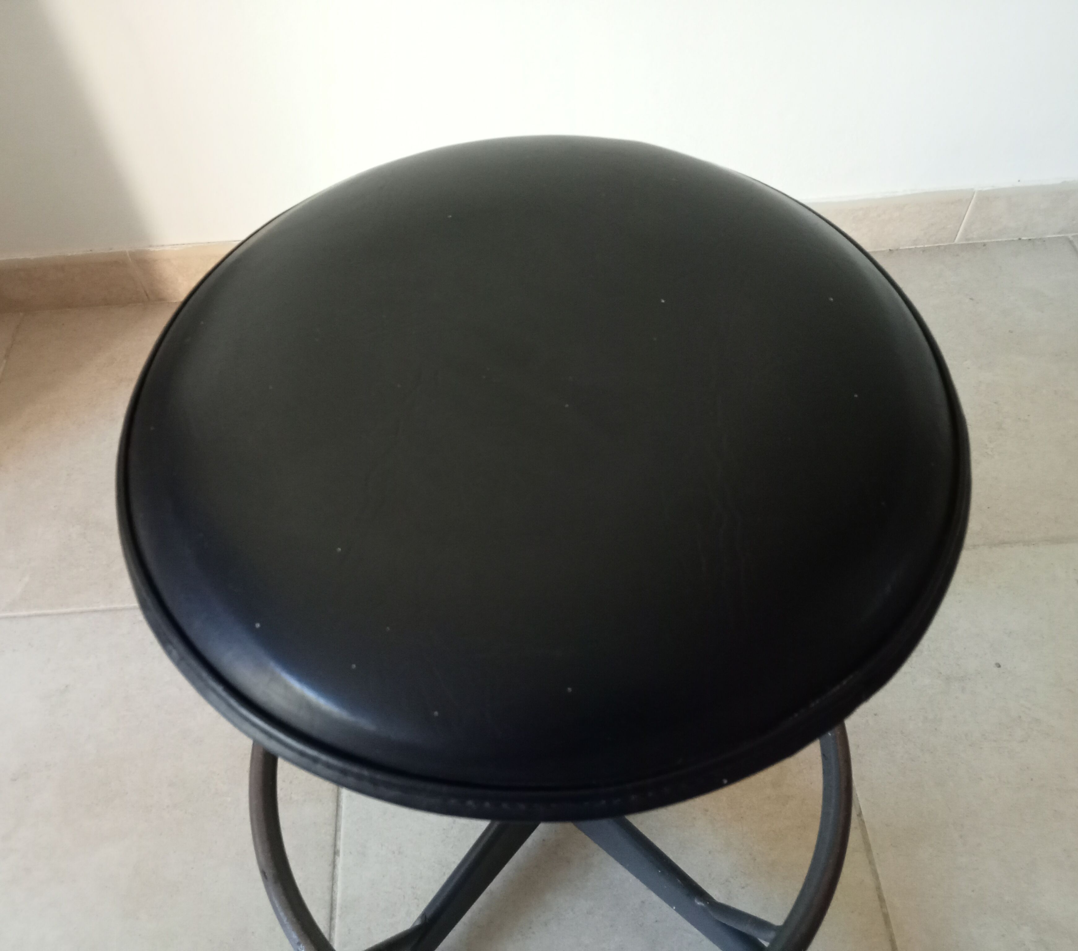 Vintage industrial workshop stool SIPE ITALY 1960s