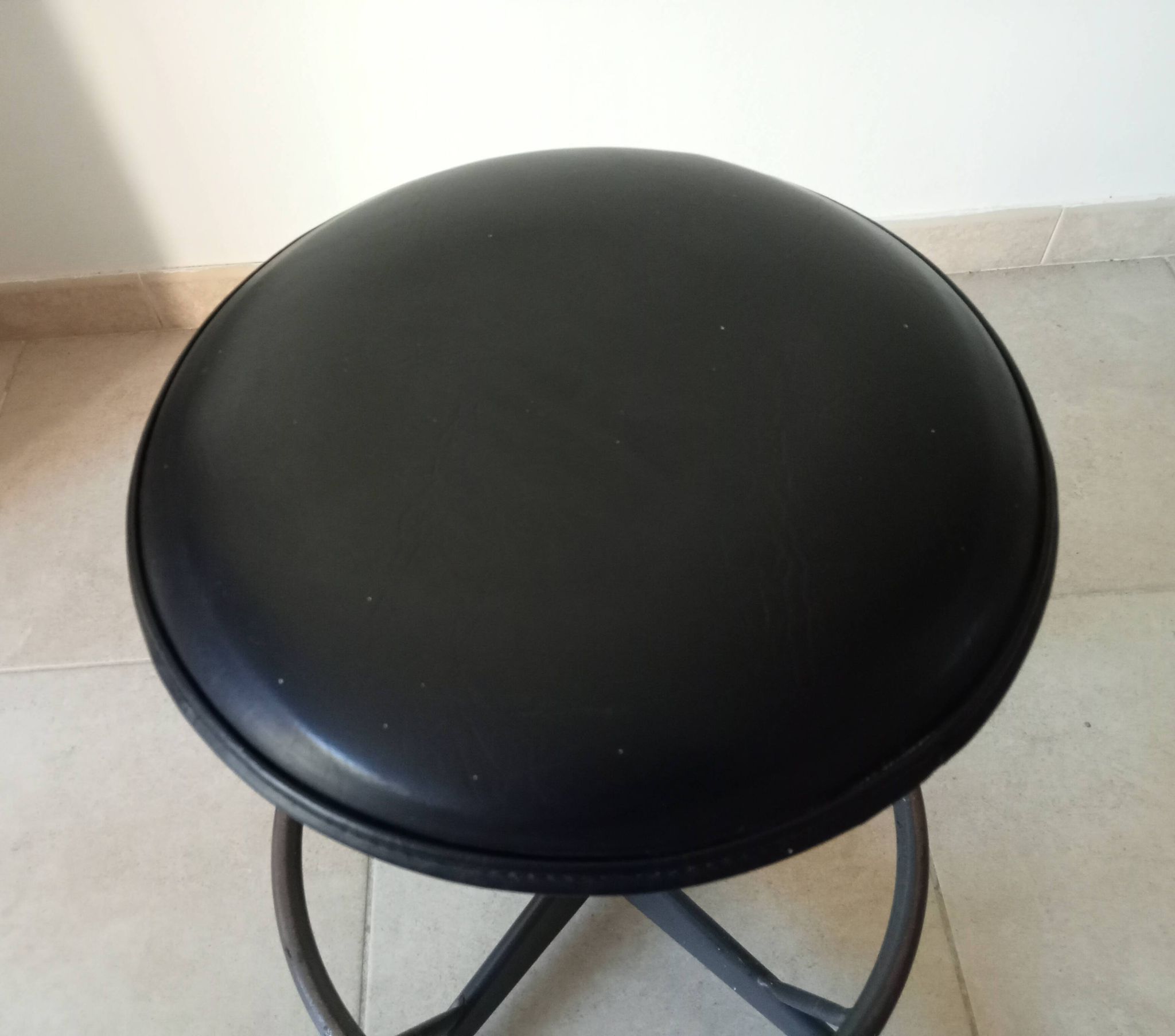 Vintage industrial workshop stool SIPE ITALY 1960s