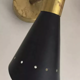 Butterfly black wall lamp