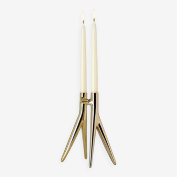 Abbracciaio Gold Candlestick - Kartell