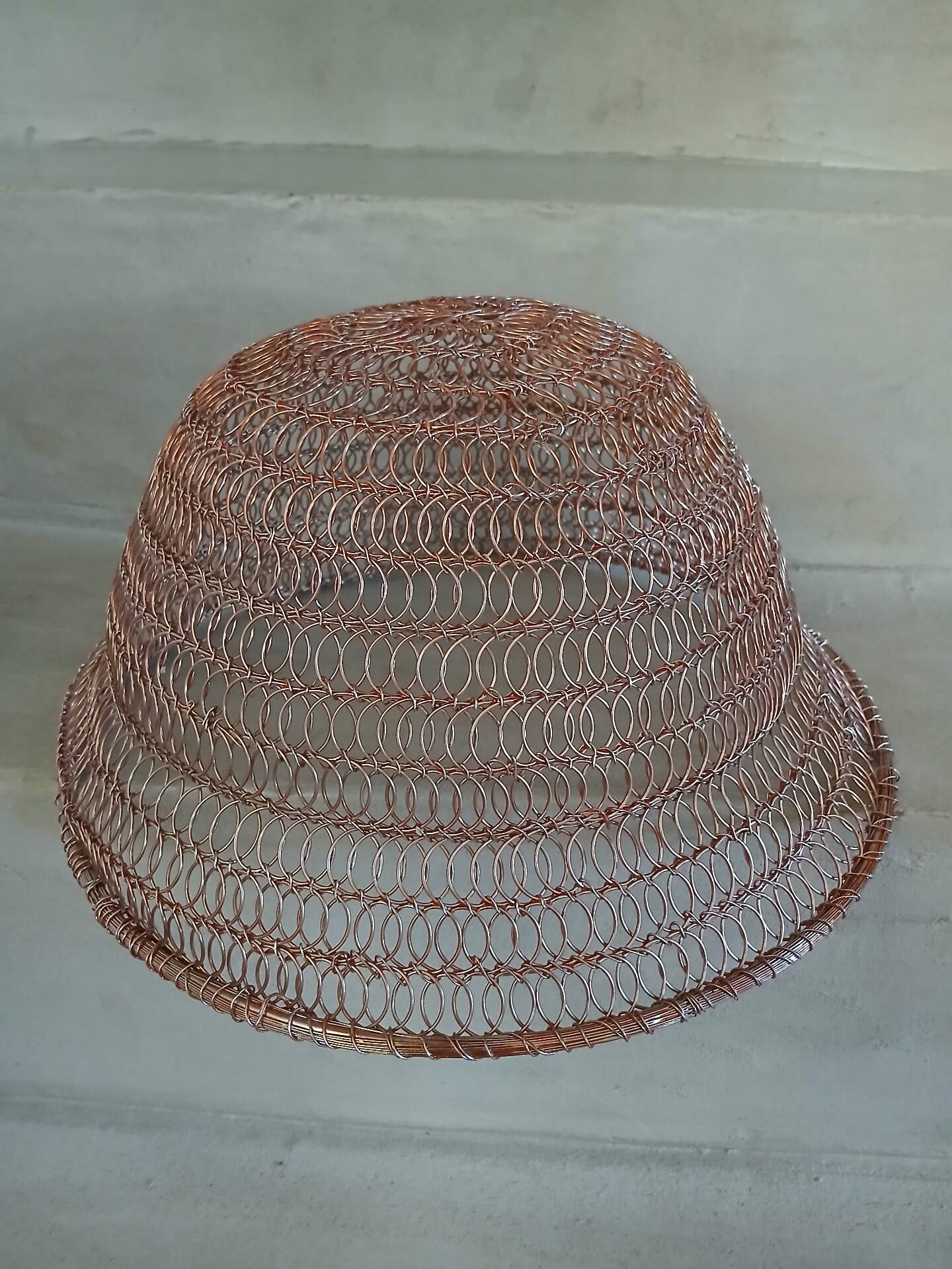 2 metal wire fruit baskets
