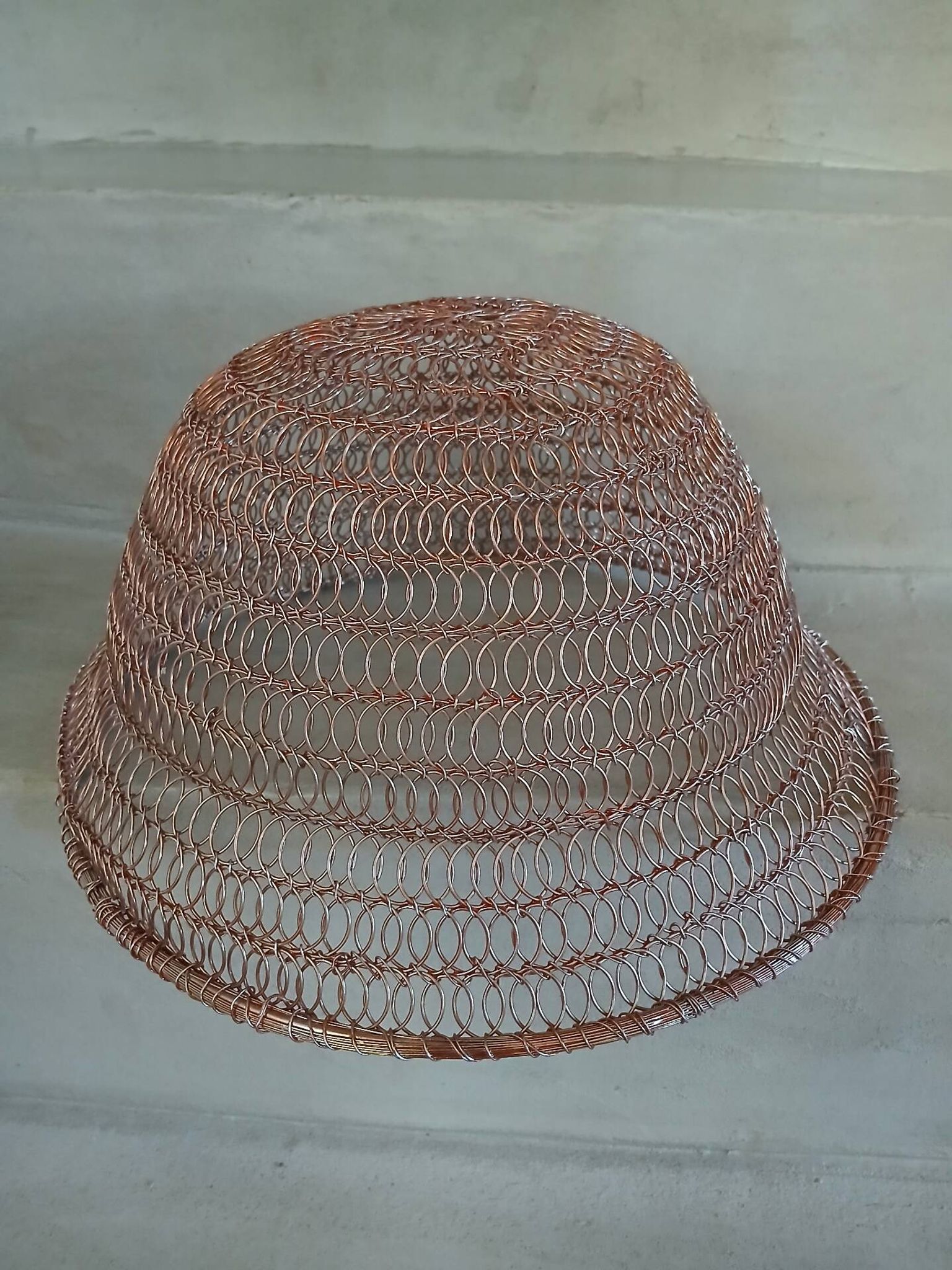 2 metal wire fruit baskets
