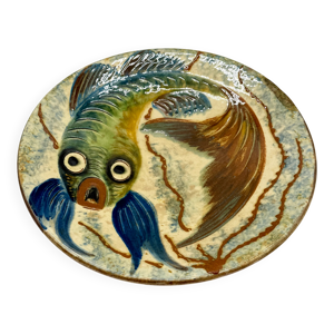 Assiette murale poisson