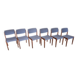 6 chairs by HW Klein for Bramin, Denmark, 1960