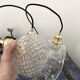 Lot de trois suspensions pointes de diamant vintage