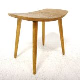 Tabouret scandinave en chêne, Edsbyverken, Suède, 1960