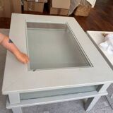 Display cabinet coffee table