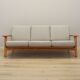 Oak sofa, Danish design, 1960s, designer: Hans J. Wegner, manufacturer: Get