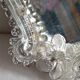 Venetian mirror 22cm X 24 cm Murano glass to pose 50s