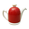 Salam-type tea tea retro vintage porcelain tea and red metal lid