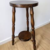 Vintage Turned Wooden Tripod