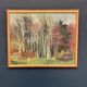 Original Swedish Oil On Panel – “Early Spring” By Ann‑Marie Ekbom – Dated 1978 – Vintage & Framed