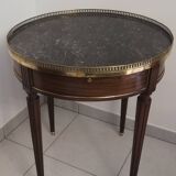 Table bouillotte en acajou