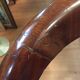 Green leather chair