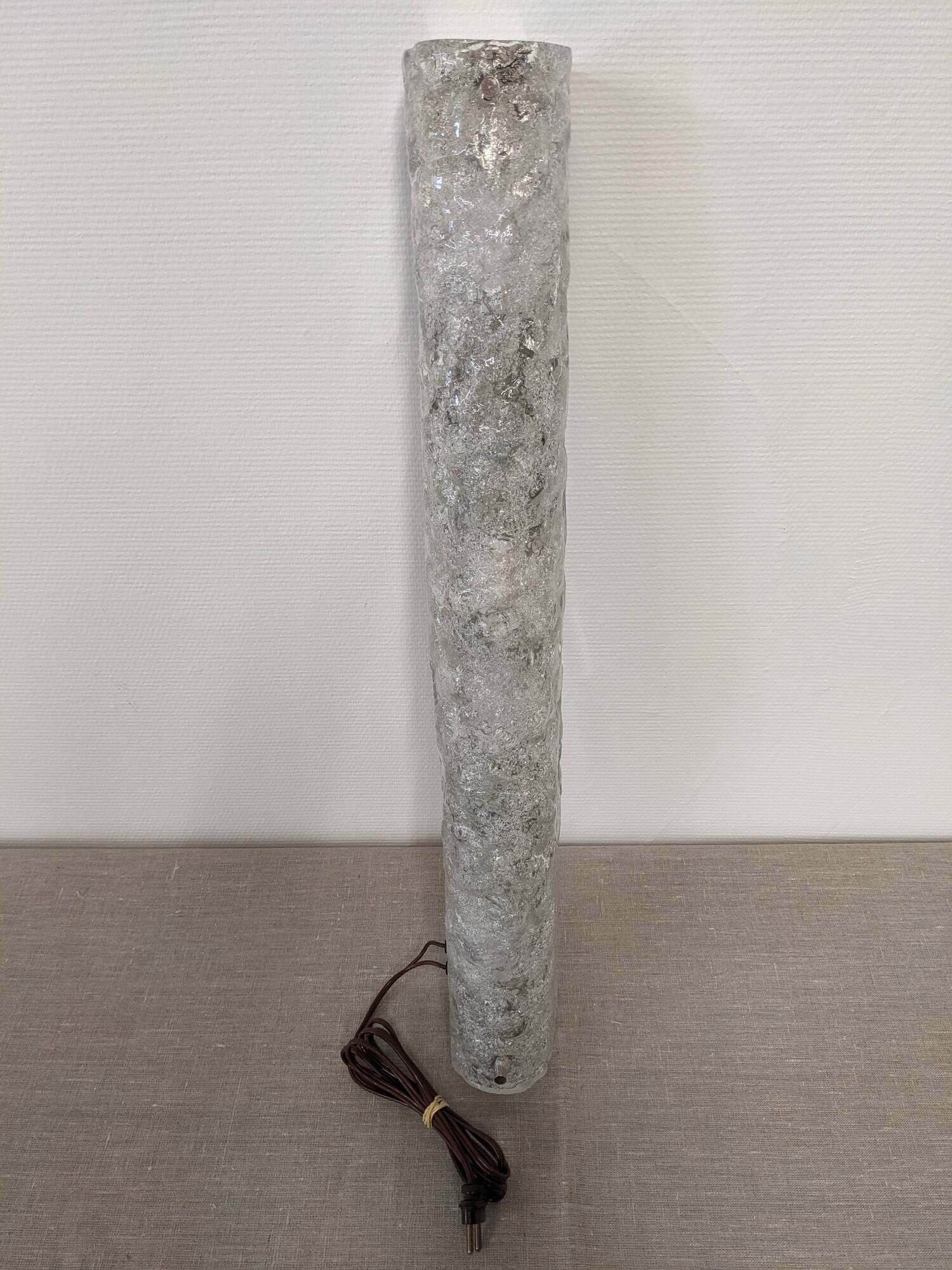 XL Murano glass wall lamp by Hillebrand Leuchten, Germany circa 1960