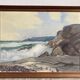 Tableau ancien mer / huile sur toile