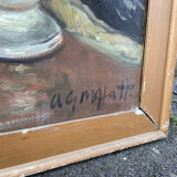 Large flowery painting