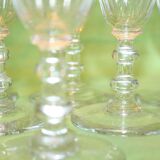 St. louis 6 flutes baccarat has champagne 19th cut sides flat crystal