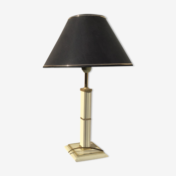 Foot lamp in vintage lacquered metal 70