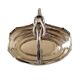 Silver metal basket