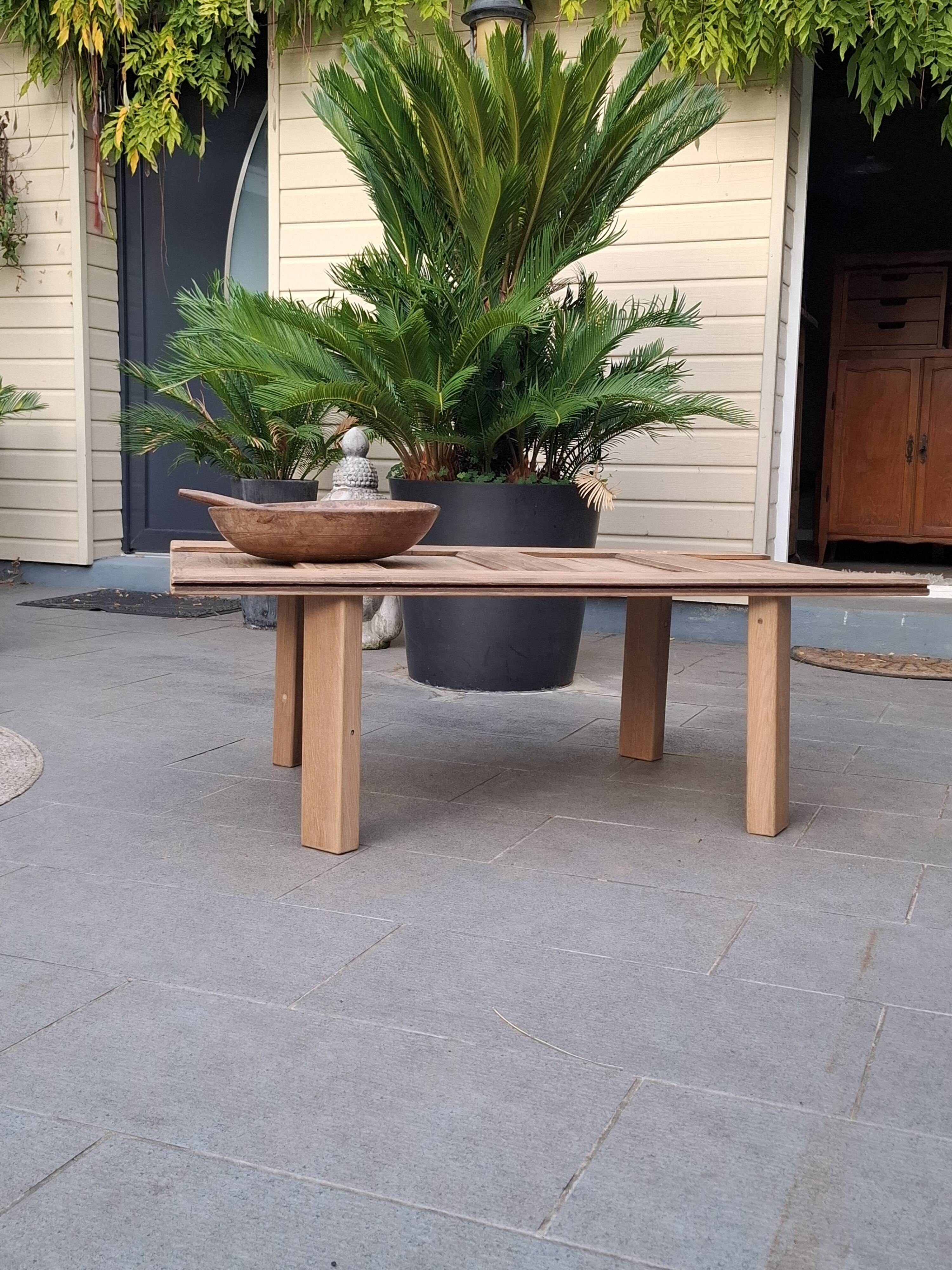 Table basse fabrication artisanale