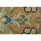 1970s Vintage Turkish Oushak Handmade Wool Cotton Orange Runner Rug 117x312
