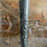 1900 art nouveau pewter vase