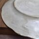 Set of 2 Longchamp ironstone plates model Lila Art Nouveau 22 cm