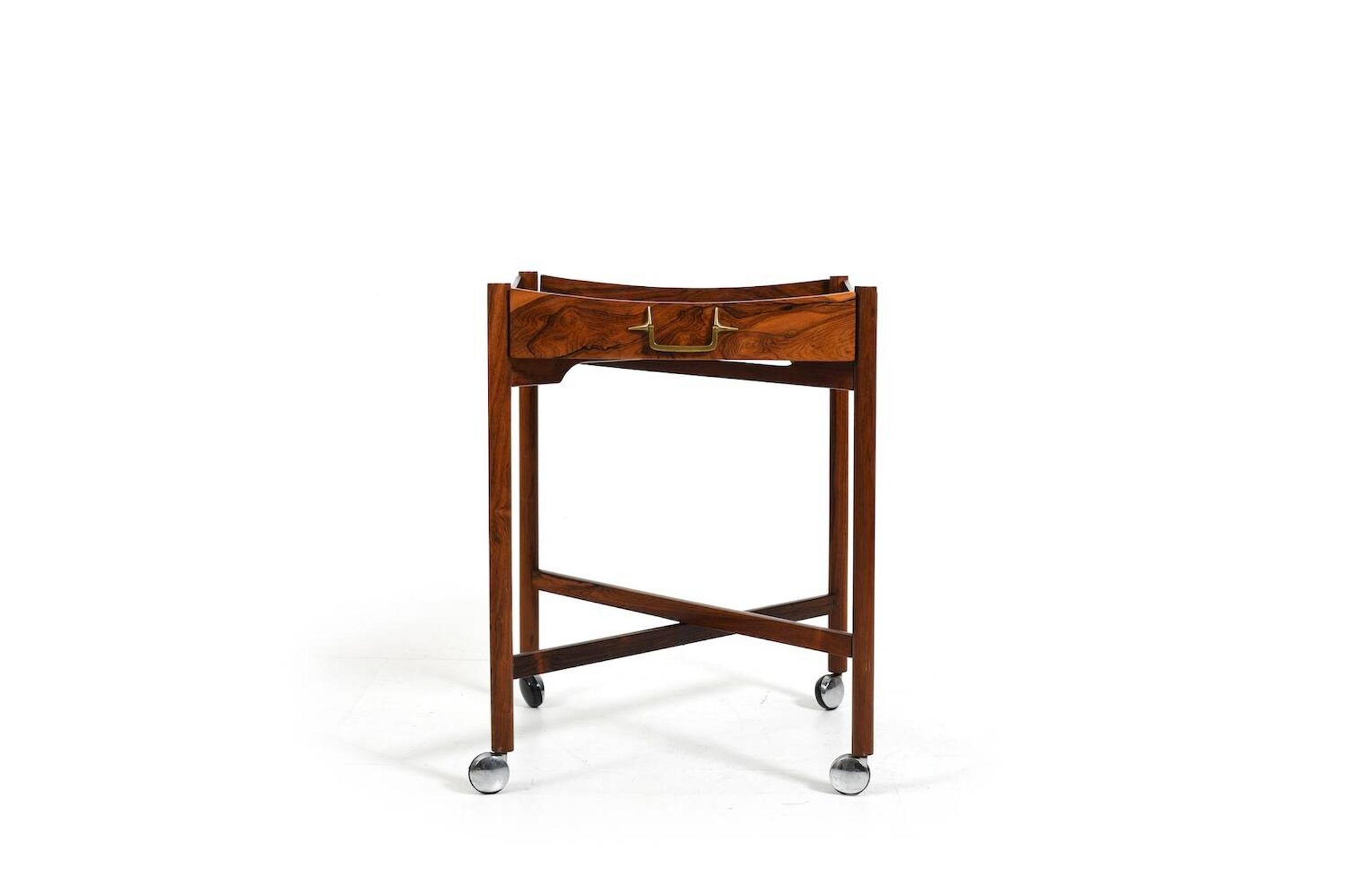 Table pliante à plateau de Mogens Lysell, Danemark, années 1960