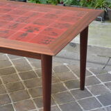 Dining table in wood and ceramic