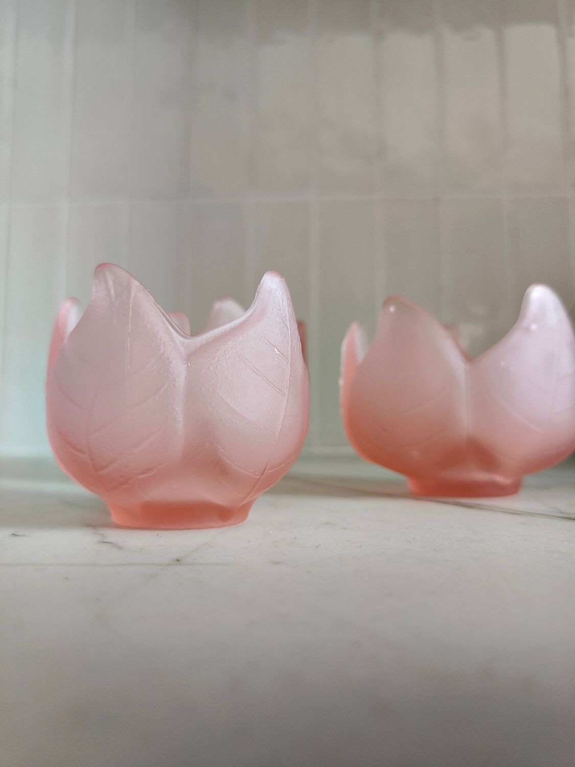 Three candle holders