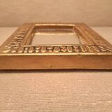 François Lembo mirror in gold ceramic