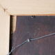 Golden wooden frame with glass 61x83