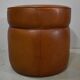 Sheep leather pouf