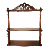 1900s turned wood shelf