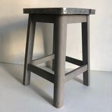 Tabouret cerclé assise formica des années 50