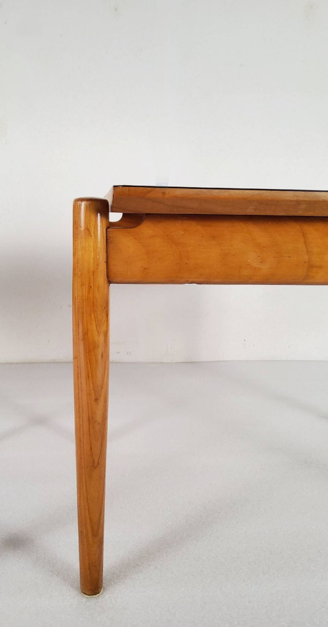 Wooden side table, Van Den Berghe-Pauvers, Belgium